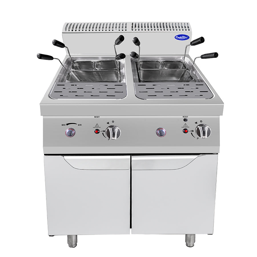 CUOCIPASTA DOPPIO 24+24 LT CON CESTELLI SERIE 700 - AT7G8P-F - ATOSA