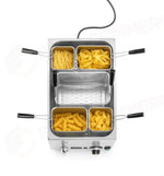 CUOCIPASTA DA BANCO HENDI 25L 220-240V/3500W 601X326X(H)279MM - 240496