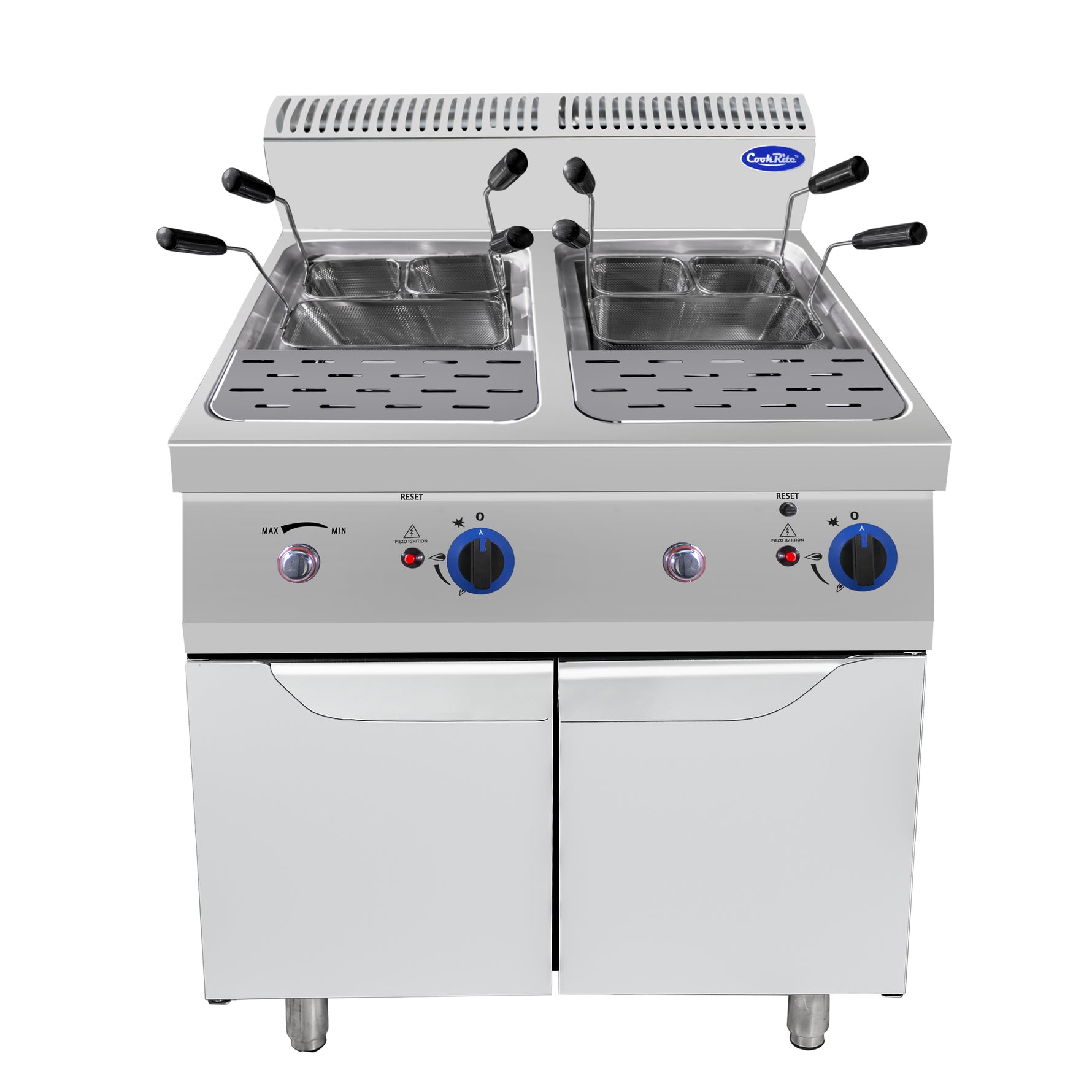 CUOCIPASTA A GAS 2 VASCHE 35+ 35 LT SERIE 900 - AT9G8P-F - ATOSA