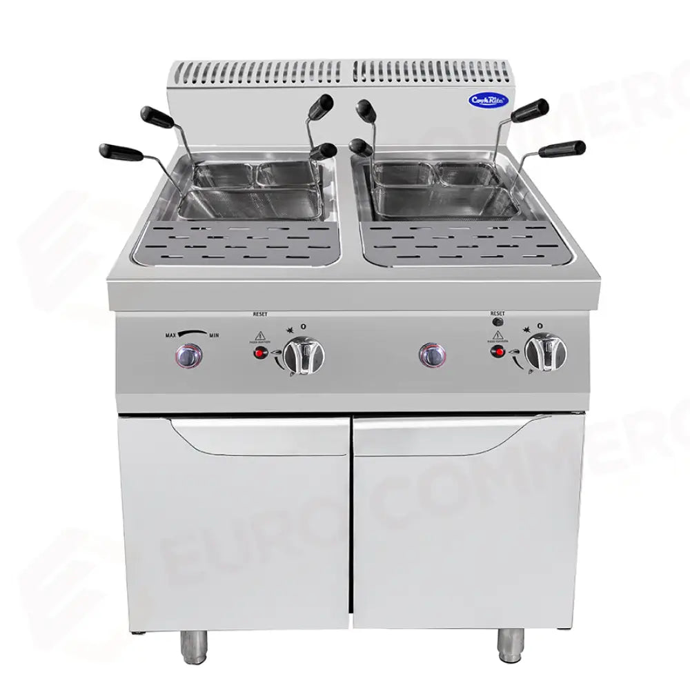 CUOCIPASTA DOPPIO 24 + 24 LT CON CESTELLI SERIE 700 - AT7G8P-F - ATOSA