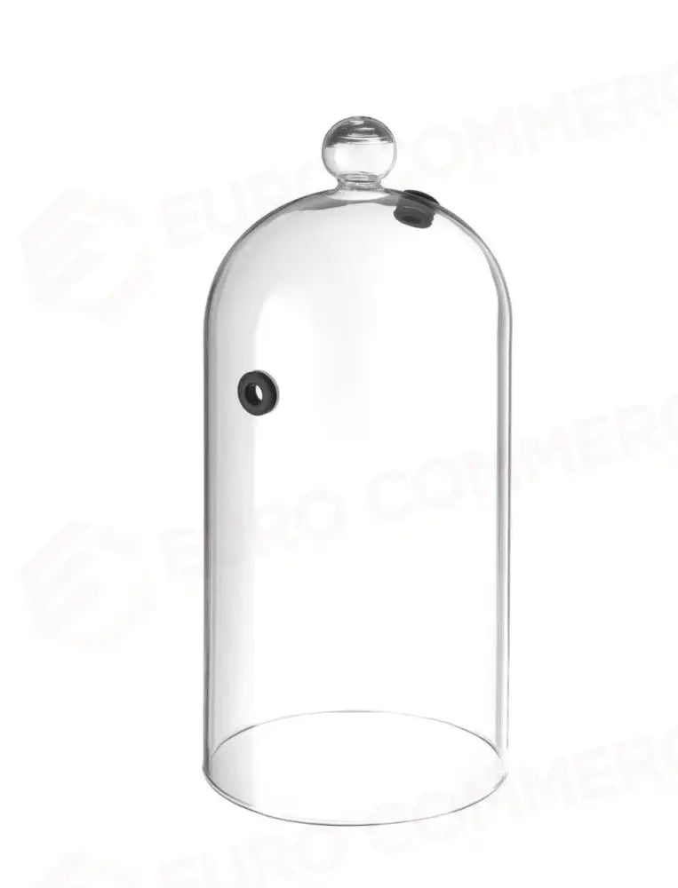 CUPOLA IN VETRO CON SFIATO CAMPANA PER COCKTAILS Ø130X(H)282MM - HENDI