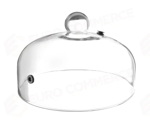 CUPOLA IN VETRO CON SFIATO, HENDI, CAMPANA PER COCKTAILS, Ø130X(H)282MM - 199657