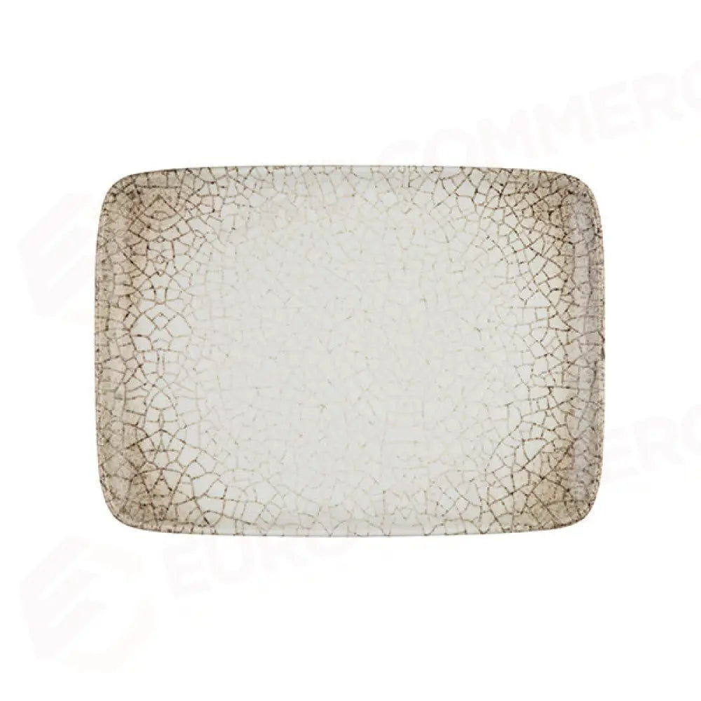 DESERTO QUADRO RETTANGOLARE PIATTO 31 CM (27 * 20) - 20003-151631 - ID FINE
