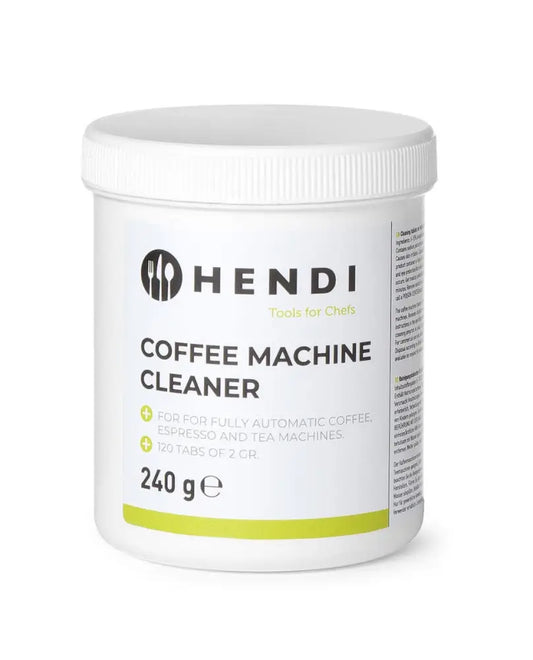 DETERGENTE PER MACCHINE DA CAFFÈ AUTOMATICHE 120 PASTIGLIE - HENDI