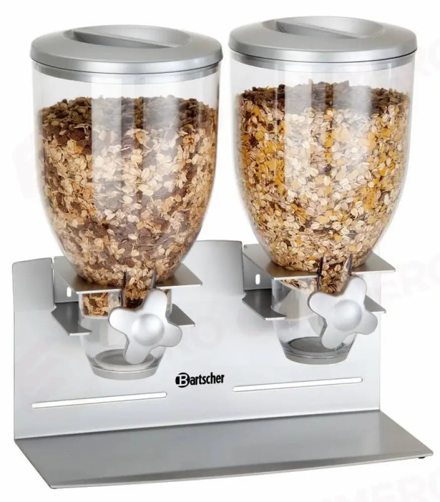 DISPENCER PER CEREALI DOPPIO A MULINO - 500378 - KAREL - Attrezzatura