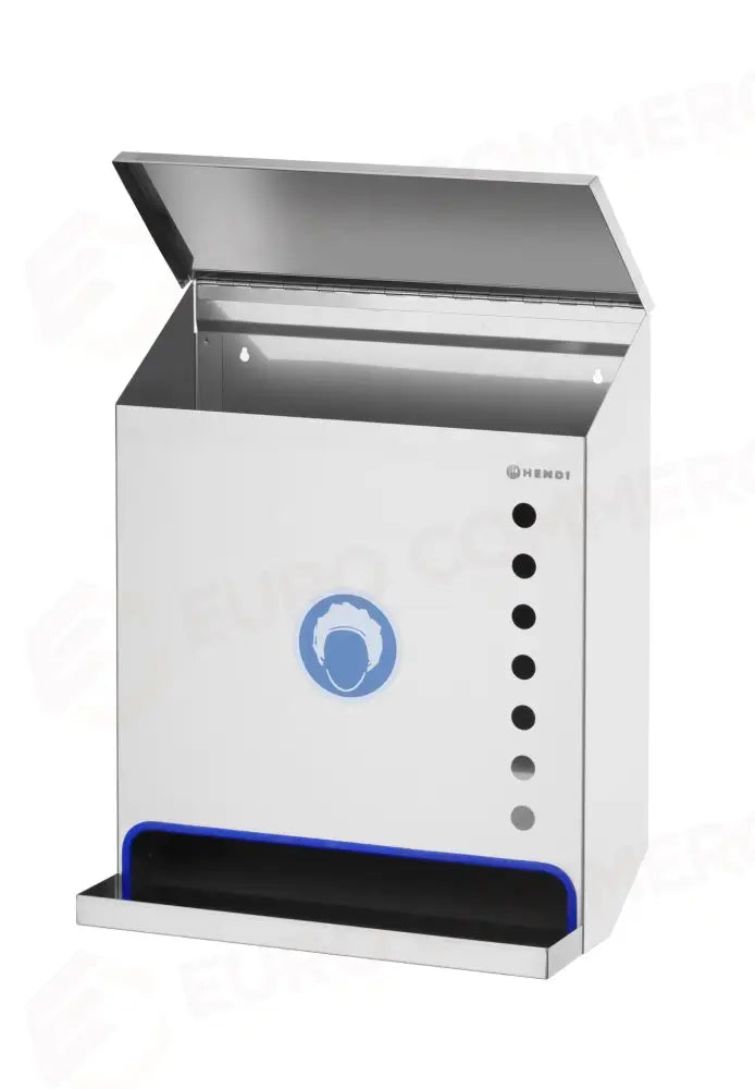 DISPENSER DI CUFFIE PER CAPELLI HENDI ARGENTO 400X230X(H)505MM - 809792