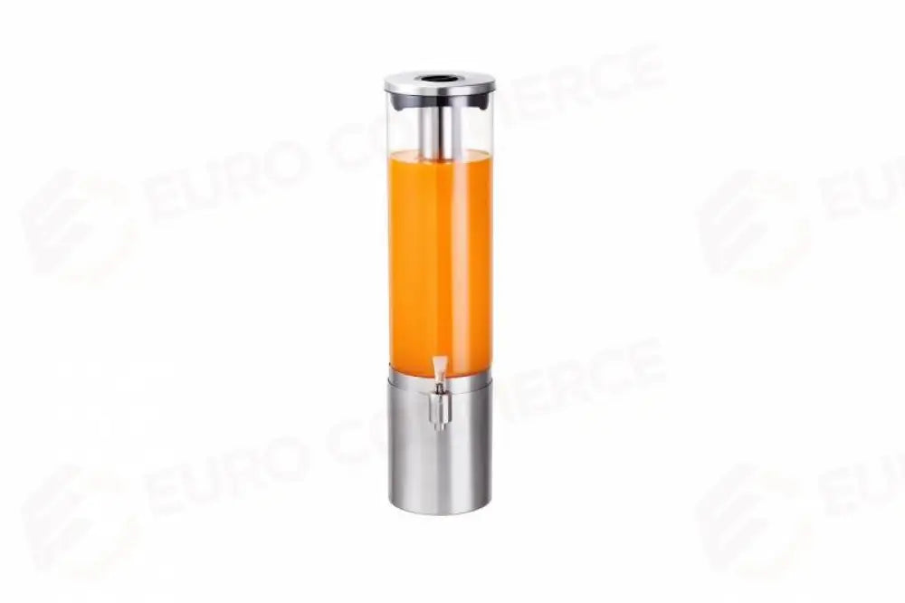 DISPENSER PER SUCCHI ACCAIO/TRASPARENTE - 3L - P5103 - LEONE - VETRO