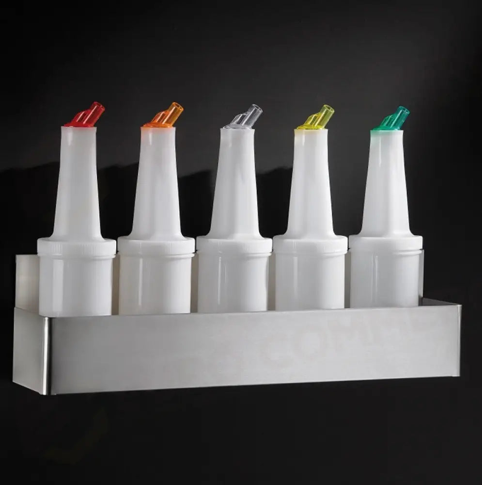DISPENSER PORTABOTTIGLIE ACCIAIO - 55X10X16 CM - T5077 - LEONE - ACCESSORI BAR