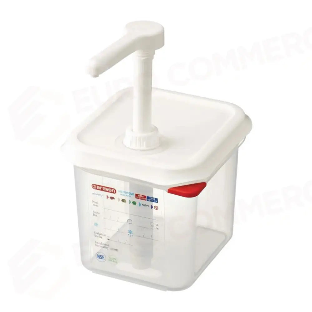 DISPENSER SALSE CON EROGATORE 2,6 LT POLIPROPILENE 1367 ARAVEN - 12480064 - MEDRI