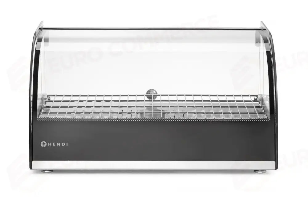 DISPLAY DA BANCO RISCALDATO SINGOLA NERO 220-240V/800W 554X376X(H)311MM - HENDI
