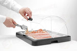 DISPLAY DI RAFFREDDAMENTO DOPPIO ROLL-TOP DUO UNIQ HENDI DESIGNED BY ROBERT BRONWASSER NERO 480X