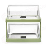 DISPLAY DI RAFFREDDAMENTO DOPPIO ROLL-TOP DUO UNIQ HENDI DESIGNED BY ROBERT BRONWASSER NERO 480X