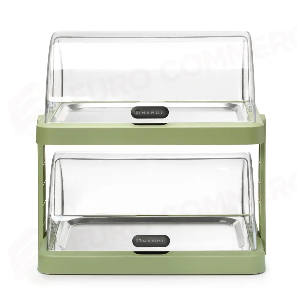 DISPLAY DI RAFFREDDAMENTO DOPPIO ROLL-TOP DUO UNIQ HENDI DESIGNED BY ROBERT BRONWASSER NERO 480X