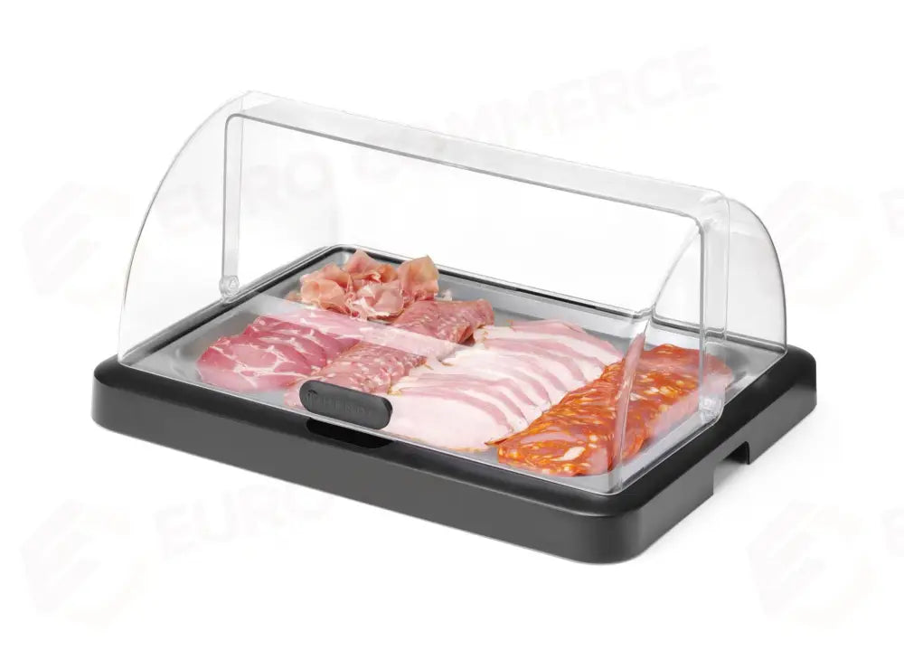 DISPLAY DI RAFFREDDAMENTO DOPPIO ROLL-TOP DUO UNIQ HENDI DESIGNED BY ROBERT BRONWASSER NERO 480X