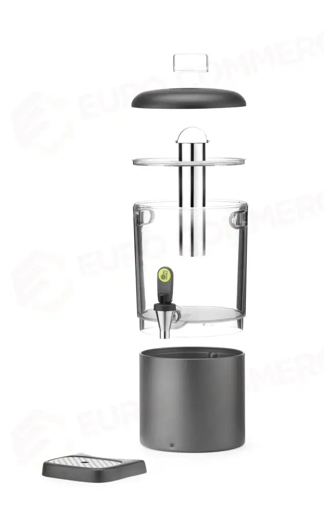 DISTRIBUTORE DI SUCCHI UNIQ HENDI DESIGNED BY ROBERT BRONWASSER 4L NERO 315X211X(H)431MM - 425008