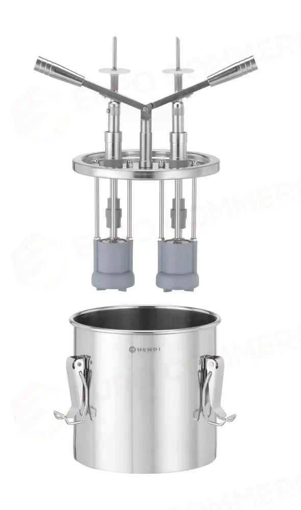 DISTRIBUTORE PER RIEMPIMENTO DI CIAMBELLE HENDI 4,5L ARGENTO 330X240X(H)390MM - 558164