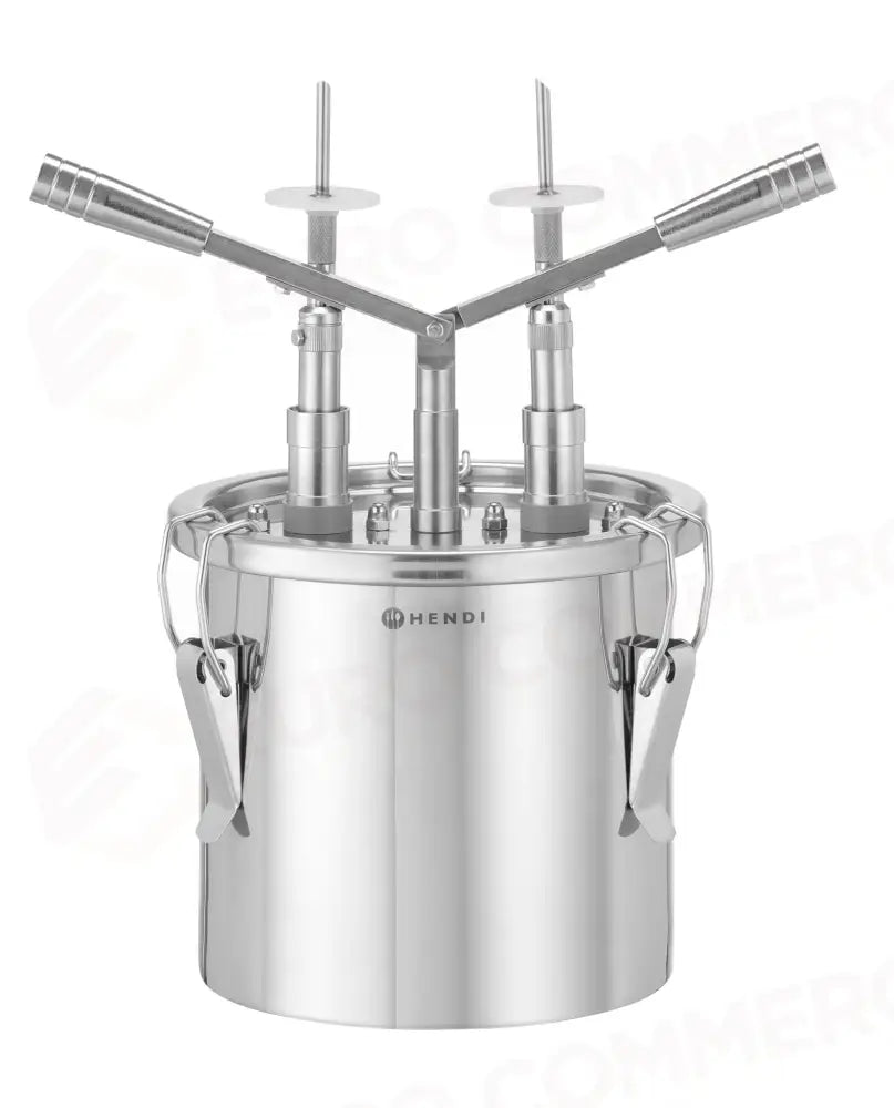 DISTRIBUTORE PER RIEMPIMENTO DI CIAMBELLE HENDI 4,5L ARGENTO 330X240X(H)390MM - 558164