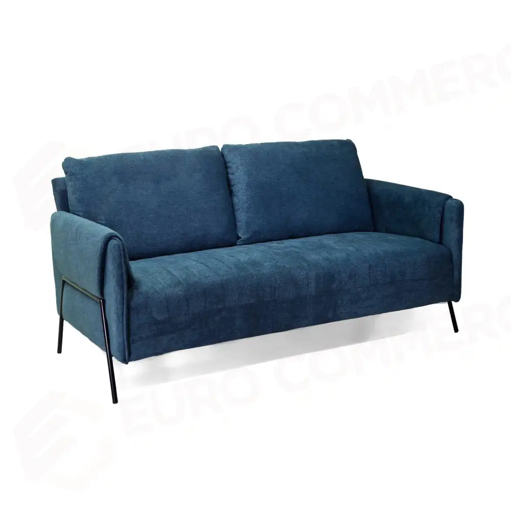 DIVANO TESSUTO MARY 2 POSTI BLU OTTANIOCM165X77H85 - 2811750000 - VACCHETTI