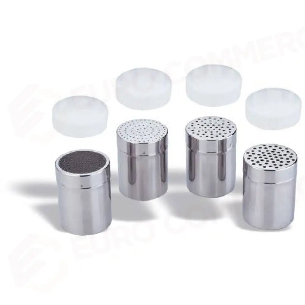 DOSASPEZIE BUCHI MEDI ACCIAIO INOX CON COPERCHIO PLASTICA - 348-003 - KAREL - Attrezzatura