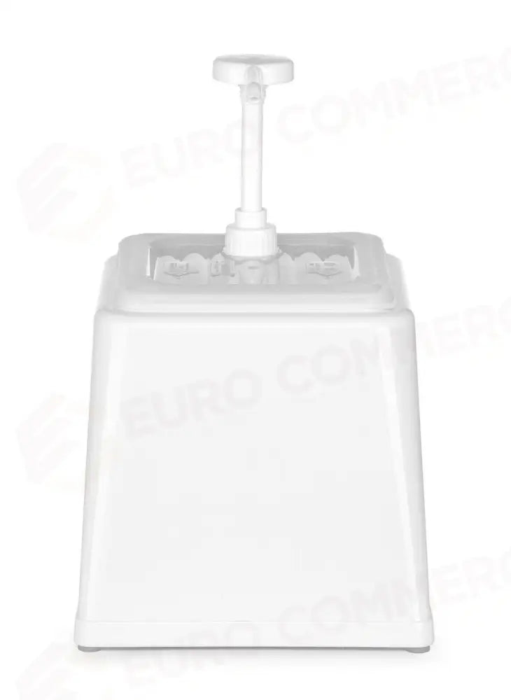 DOSATORE PER SALSE CON POMPA 2,5L BIANCO 230X210X(H)327MM - HENDI