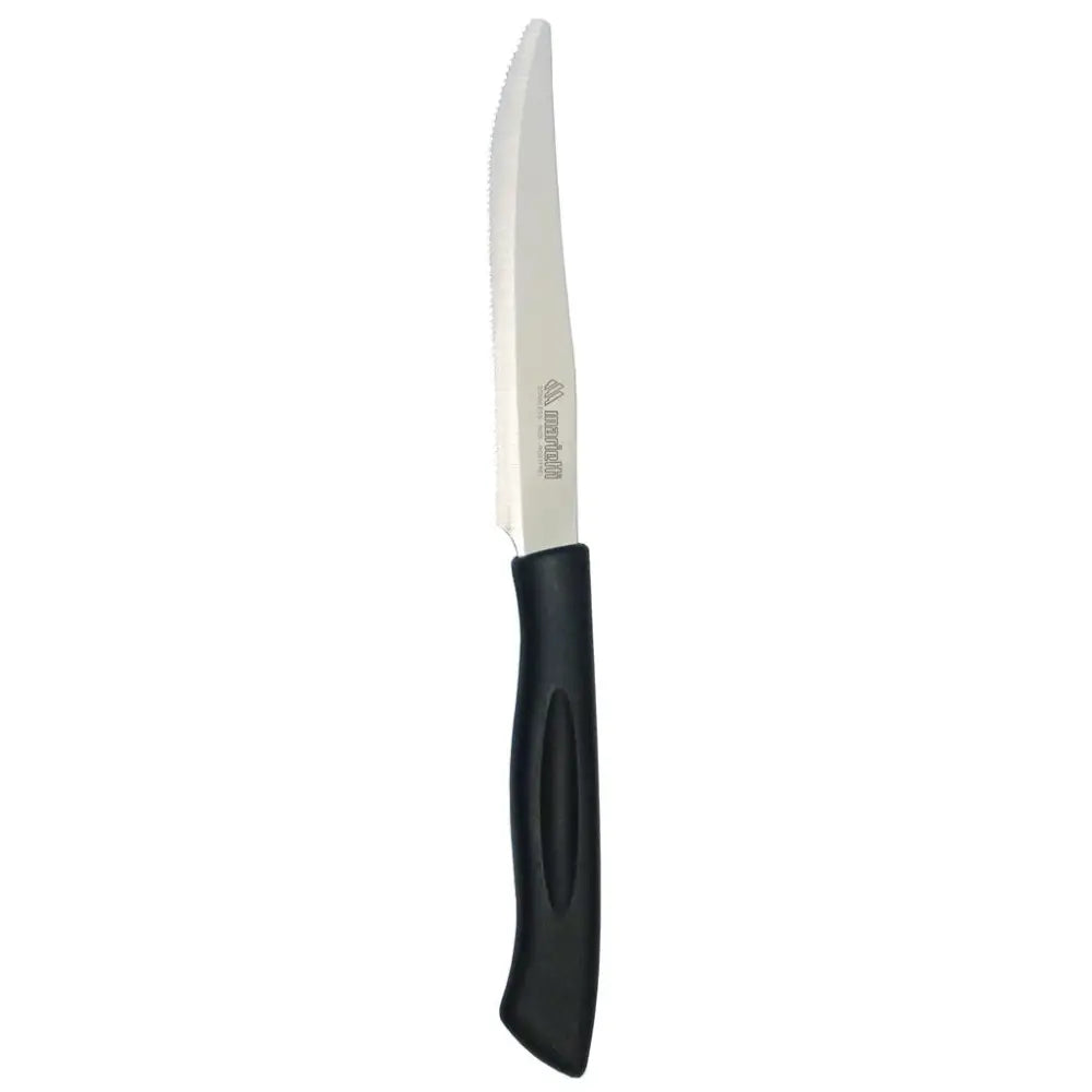 C/6 COLTELLI BISTECCA NERO TOP 27-TPB-06N MARIETTI - 1690072 - MEDRI
