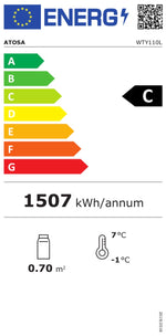 VETRINETTA REFRIGERATA ATOSA WTY110L 2 PIANI - WTY110L - ATOSA
