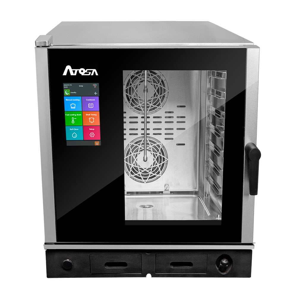 FORNO A CONVEZIONE ATOSA - 7 TEGLIE GN 1/1 - VAPORE DIRETTO - LAVAGGIO INTEGRATO - EPC-0711E2 - ATOSA
