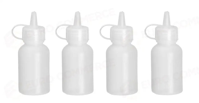 EROGATORE MINI DI SALSA - SET DA 4 PEZZI., HENDI, 0,03L, TRASPARENTE, Ø30X(H)85MM - 557891