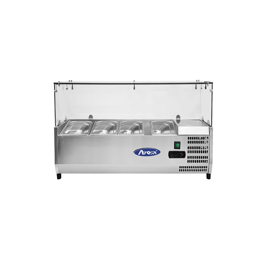 VETRINA INGREDIENTI ATOSA CON TECA IN VETRO - GN 1/3 - ESL3881-GR - ATOSA