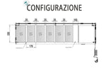 VETRINA PIZZERIA GREEN LINE - ESL3884-GR - ATOSA