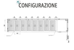 VETRINA PIZZERIA GREEN LINE - ESL3888-GR - ATOSA