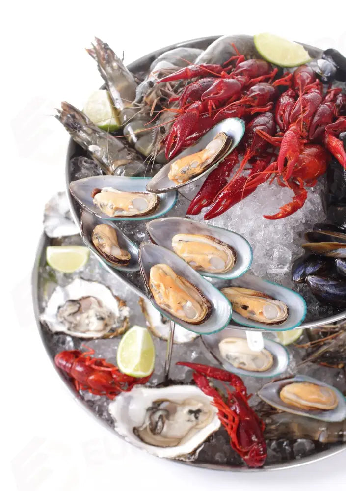 ESPOSITORE PER FRUTTI DI MARE HENDI Ø400X(H)200MM - 480519