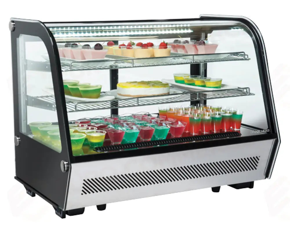 ESPOSITORE REFRIGERATO DA BANCO 160 LT. H1 +1°C/+10°C - RC 160 - COOL HEAD