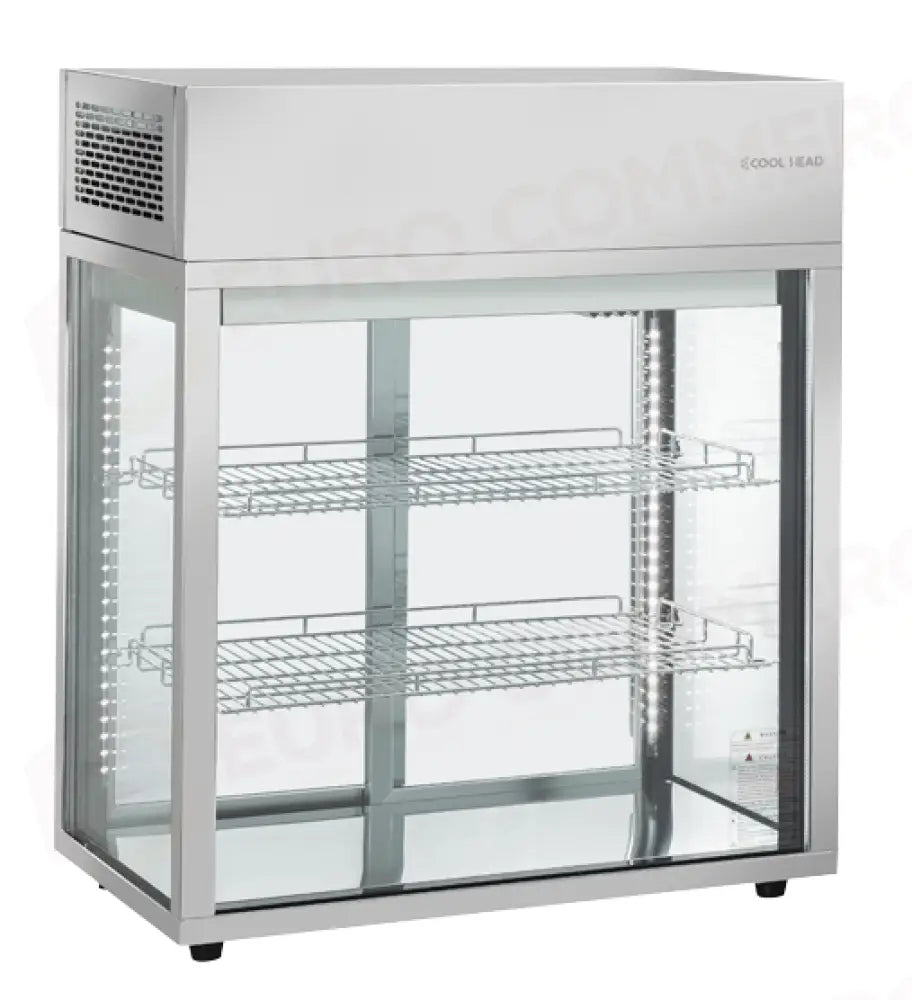 ESPOSITORE REFRIGERATO PER SELF SERVICE (170 LT - 4 VETRI) H2 -1°C/+10°C - RC 969 - COOL HEAD