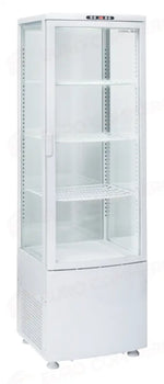 ESPOSITORE REFRIGERATO VERTICALE DA 235 LT. (COLORE BIANCO) M2 -1°C/+7°C - RC 235W - COOL HEAD