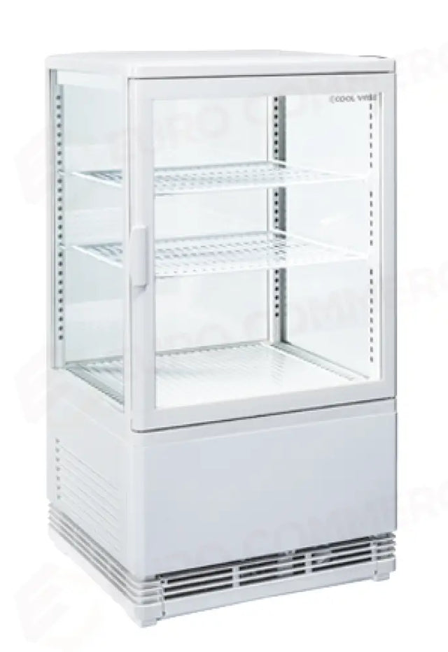 ESPOSITORE REFRIGERATO VERTICALE DA 58 LT. (COLORE BIANCO) M2 -1°C/+7°C - RC 58W - COOL HEAD