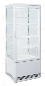 ESPOSITORE REFRIGERATO VERTICALE DA 98 LT. (COLORE BIANCO) M2 -1°C/+7°C - RC 98W - COOL HEAD