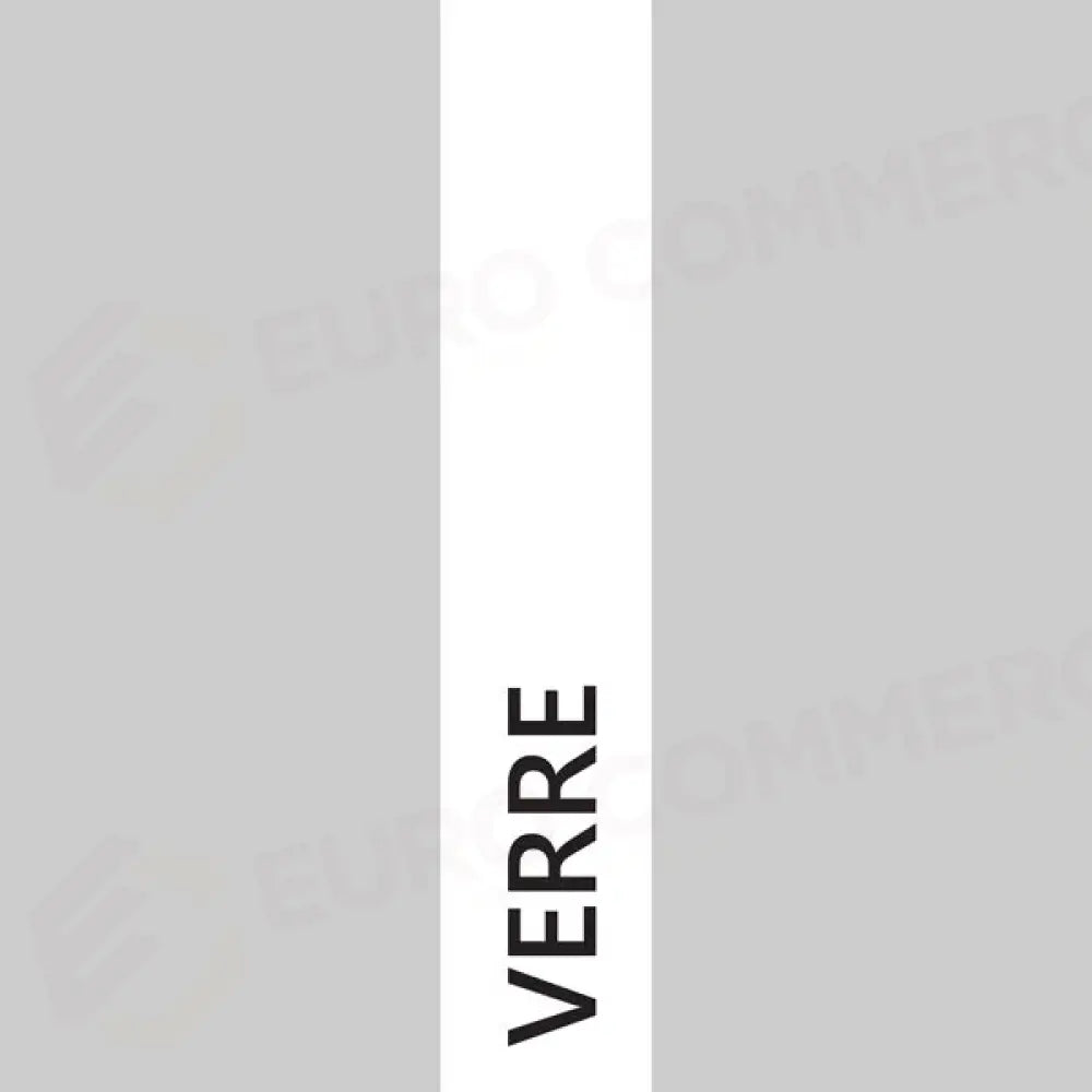 ETICHETTA AUTOADESIVA VETRO (FRANCESE) - STIK - 711323 - ATTREZZATURA