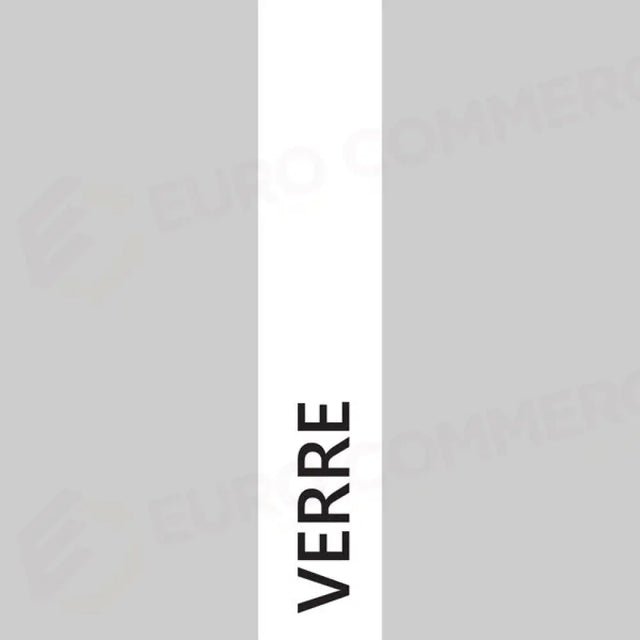 ÉTIQUETTE AUTO-ADHÉSIVE POUR VERRE (FRANÇAIS) - STIK - 711323