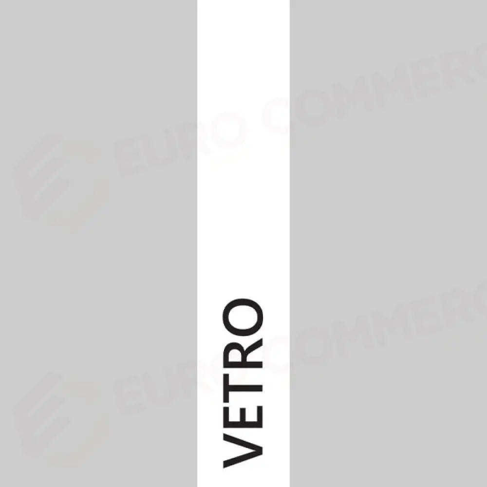 ETICHETTA AUTOADESIVA VETRO (ITALIANO) - STIK - 711303 - ATTREZZATURA