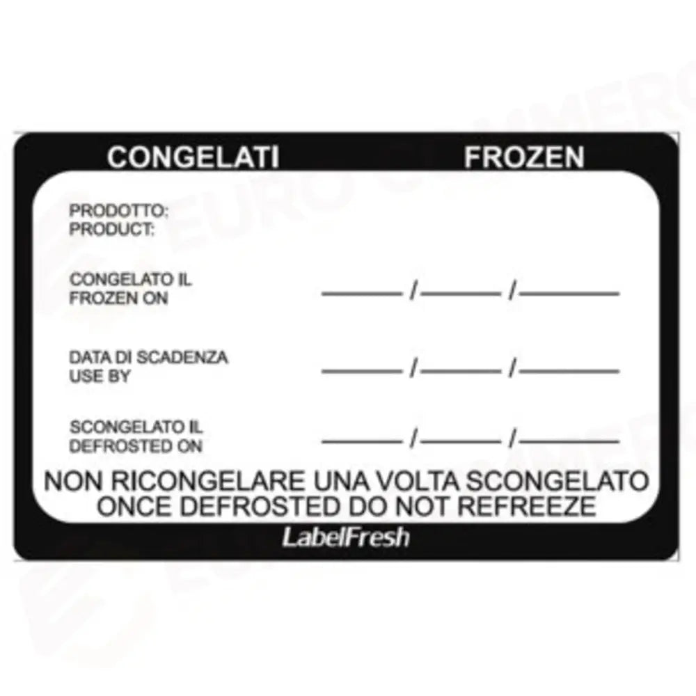 ETICHETTE SURGELATI - ARTICOLI CUCINA E PASTICCERIA - PADERNO
