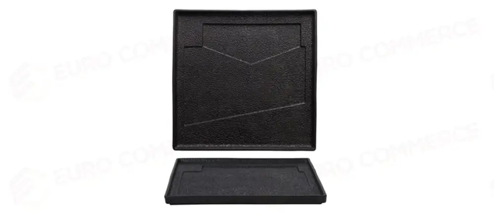 ETNA NERO VASSOIO 30X30 GEOMETRIE - 135641 - MORINI