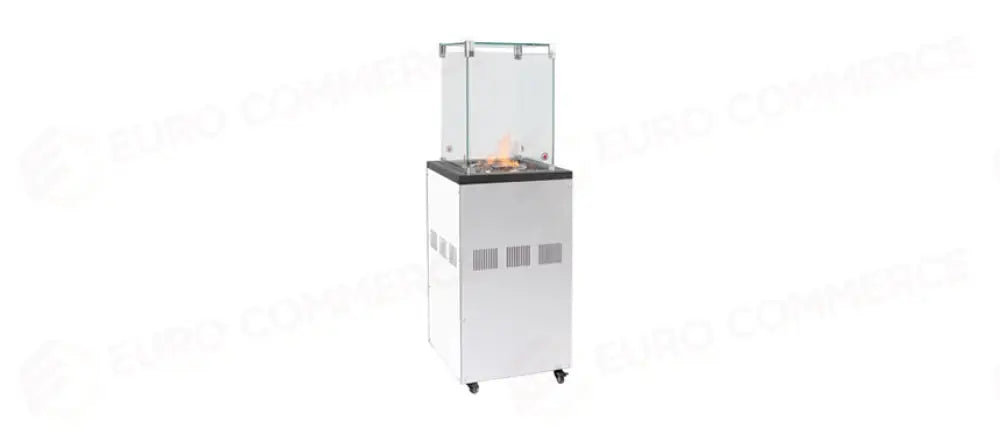 ETNA STUFA GAS BIANCA C/RUOTE CM47X47H130 C/COVER - 202831 - MORINI