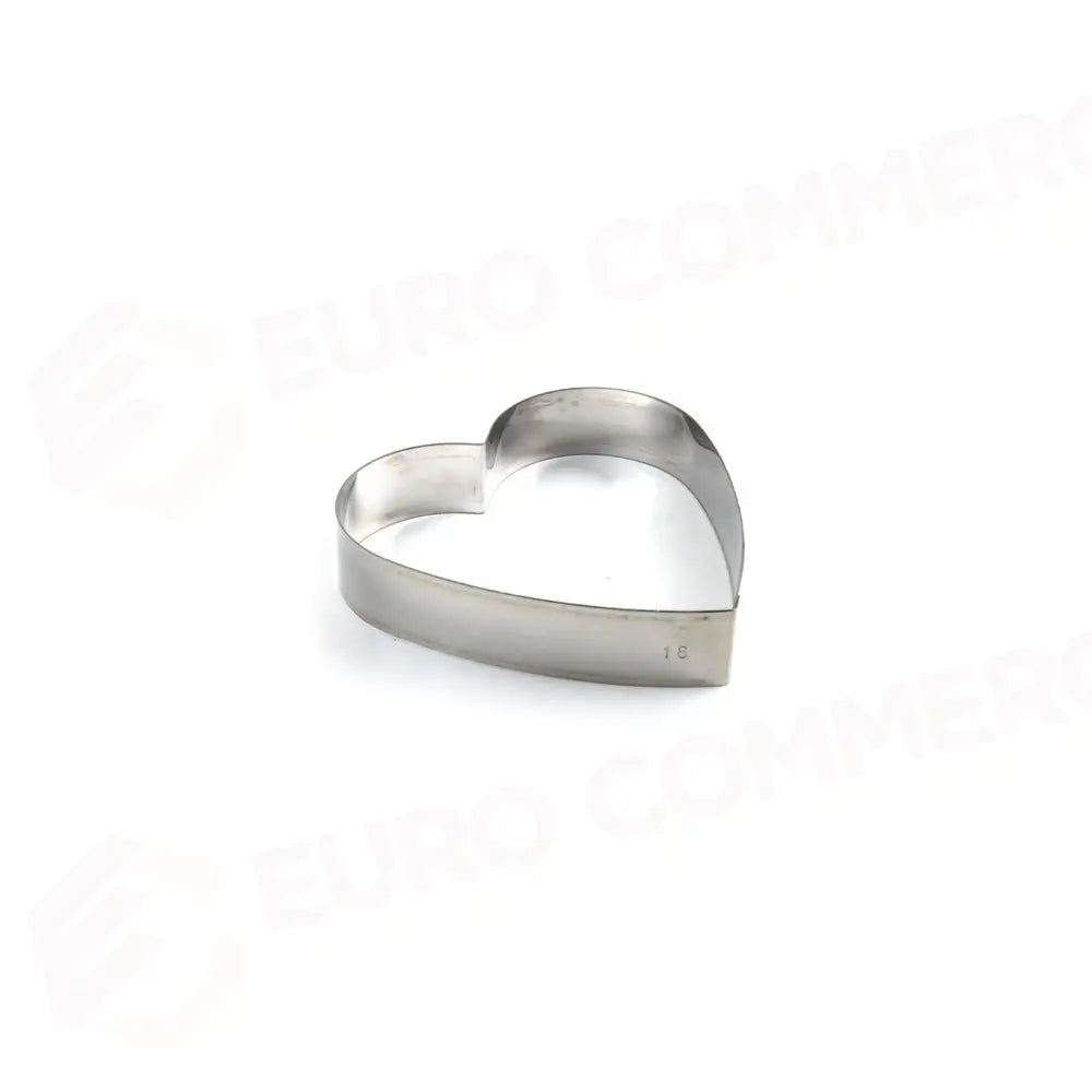 FASCIA INOX A FORMA DI CUORE 200 X H 40 MM - X7720 - PAVONI ITALIA - ATTREZZATURA PROFESSIONALE