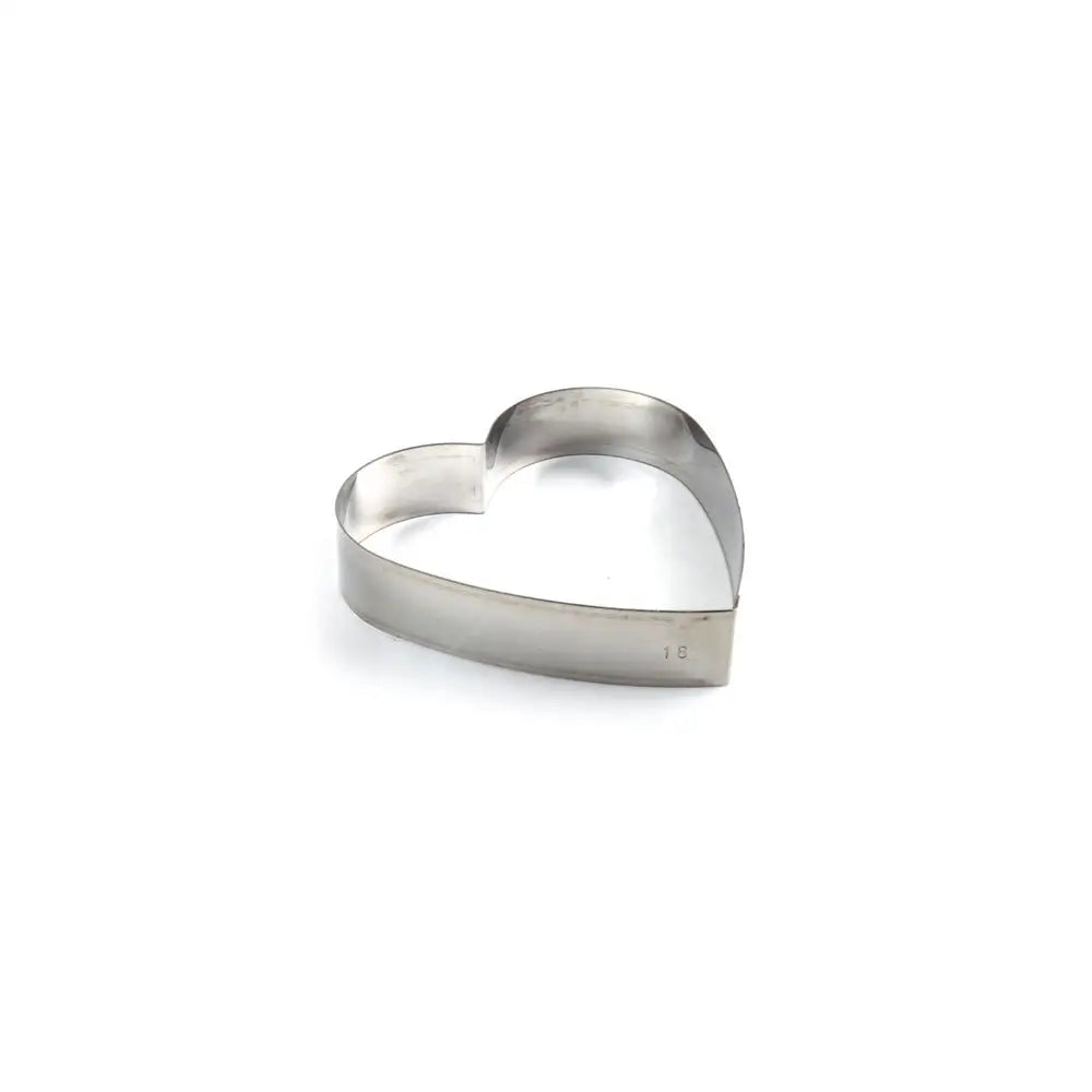 FASCIA INOX A FORMA DI CUORE 220 X H 40 MM - X7722 - PAVONI ITALIA - ATTREZZATURA PROFESSIONALE