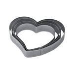 FASCIA INOX MICROFORATA A FORMA DI CUORE 190 X 205 X H 35 MM - 10/12 PORZIONI - XF30 - PAVONI ITALIA - ATTREZZATURA