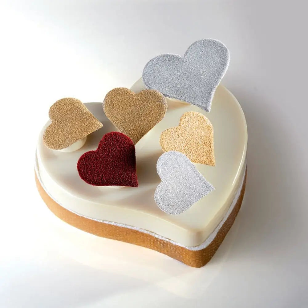 FASCIA INOX MICROFORATA A FORMA DI CUORE 210 X 225 X H 20 MM - 14/16 PORZIONI - XF31 - PAVONI ITALIA - ATTREZZATURA