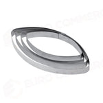 FASCIA INOX MICROFORATA ELLISSE 210 X 115 X H 20 MM - 2/4 PORZIONI - XF19 - PAVONI ITALIA - ATTREZZATURA PROFESSIONALE