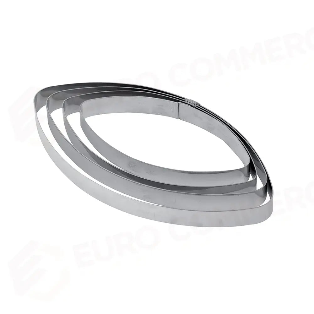 FASCIA INOX MICROFORATA ELLISSE 210 X 115 X H 20 MM - 2/4 PORZIONI - XF19 - PAVONI ITALIA - ATTREZZATURA PROFESSIONALE