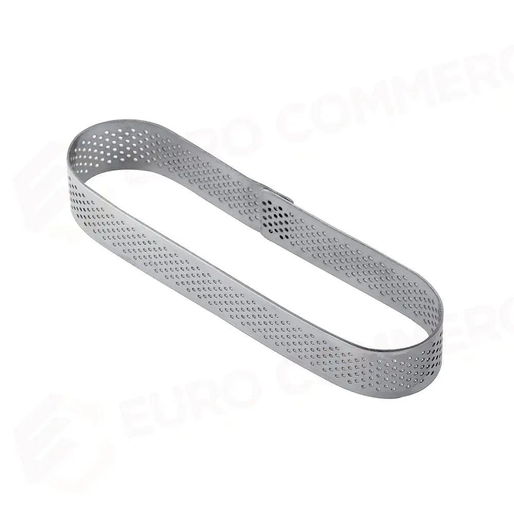 FASCIA INOX MICROFORATA MONOPORZIONE ÉCLAIR 125 X 30 X H 20 MM - XF15 - PAVONI ITALIA - ATTREZZATURA PROFESSIONALE